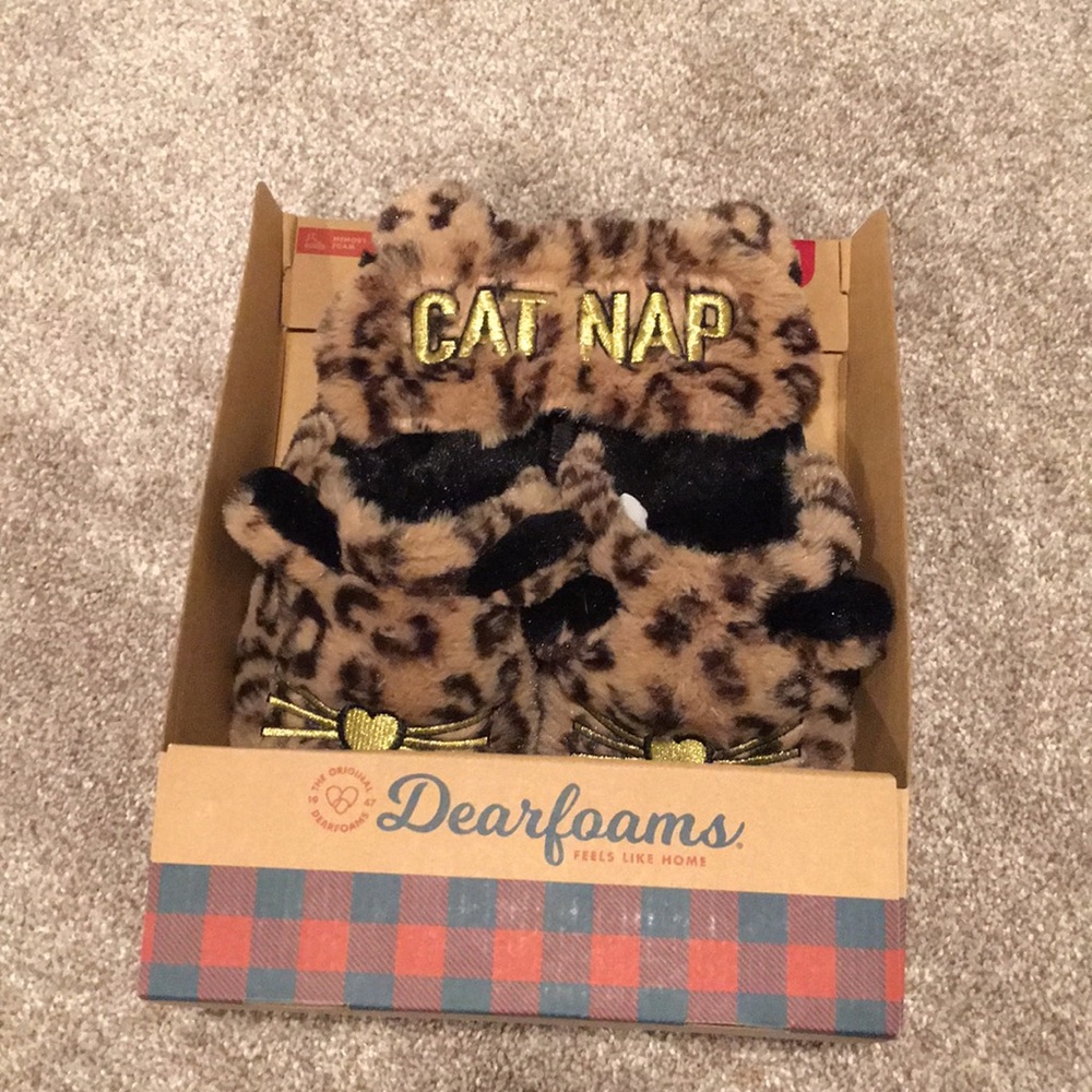 Cat slipper and sleep mask